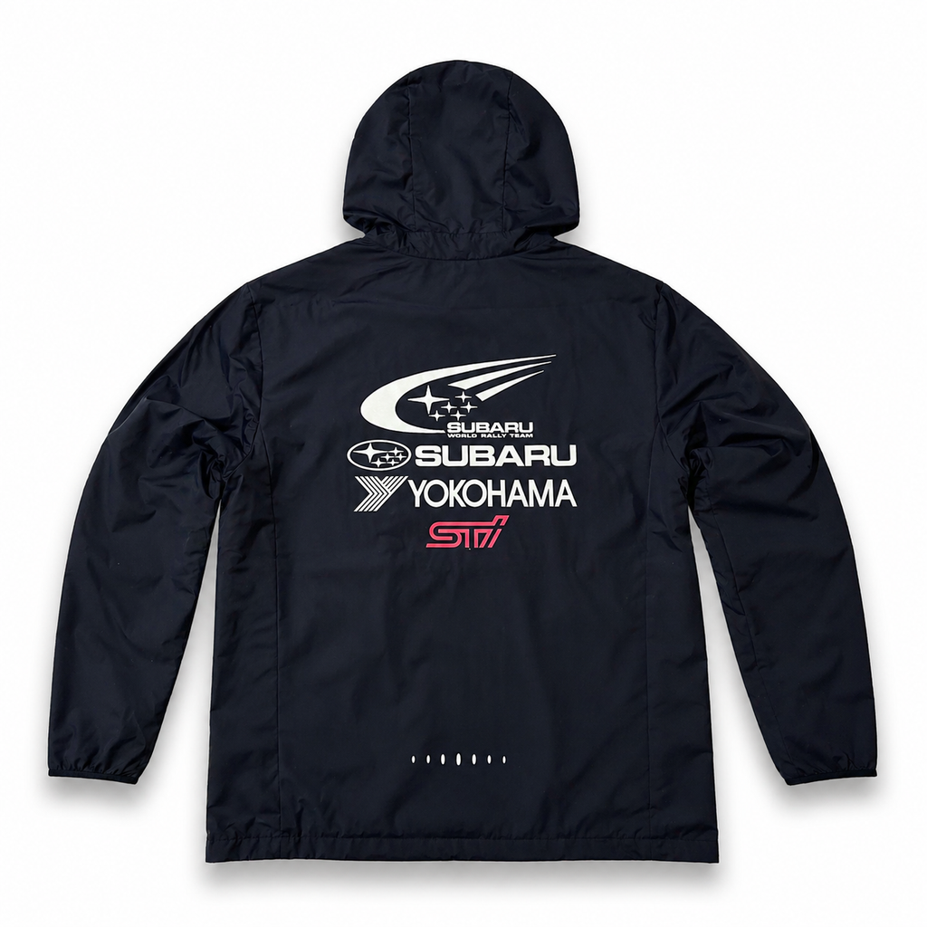 Veste imperméable Subaru STI bleu marine