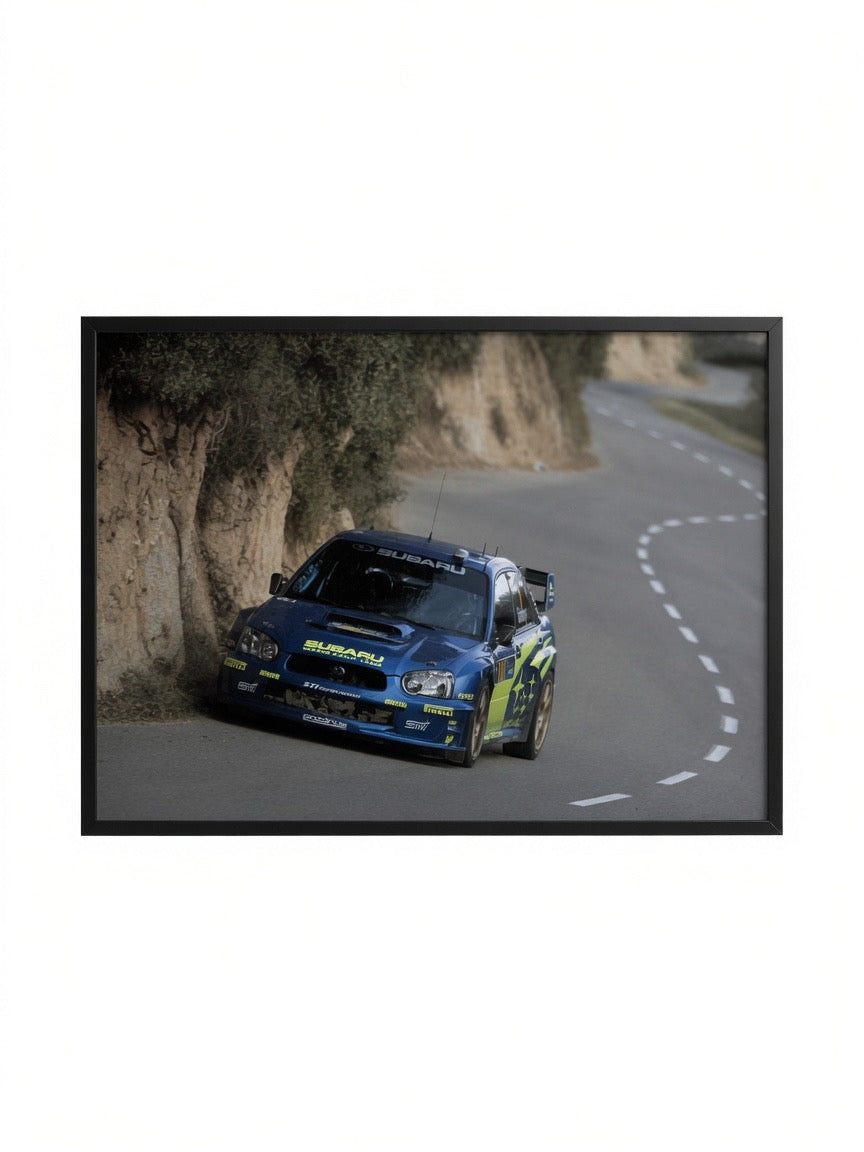 Tableau photo Subaru A4 sur papier brillant