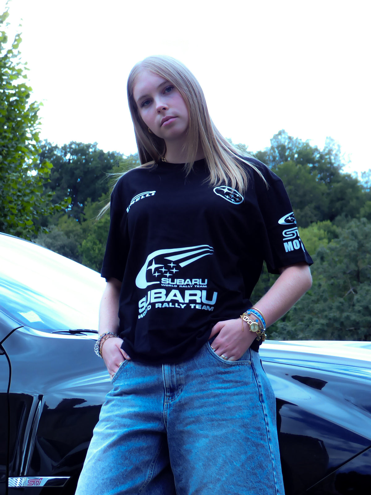 Black Subaru T-shirt