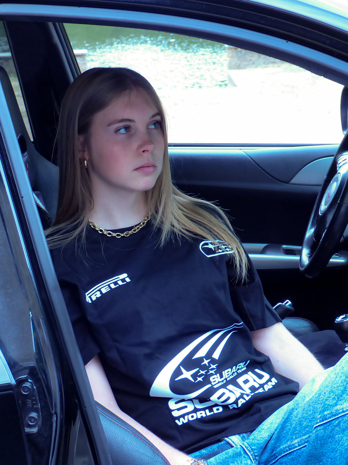 Black Subaru T-shirt