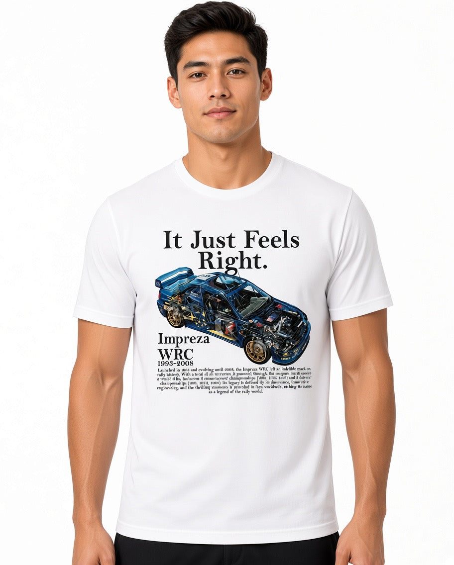 Subaru T-shirt " It just Feels Right "