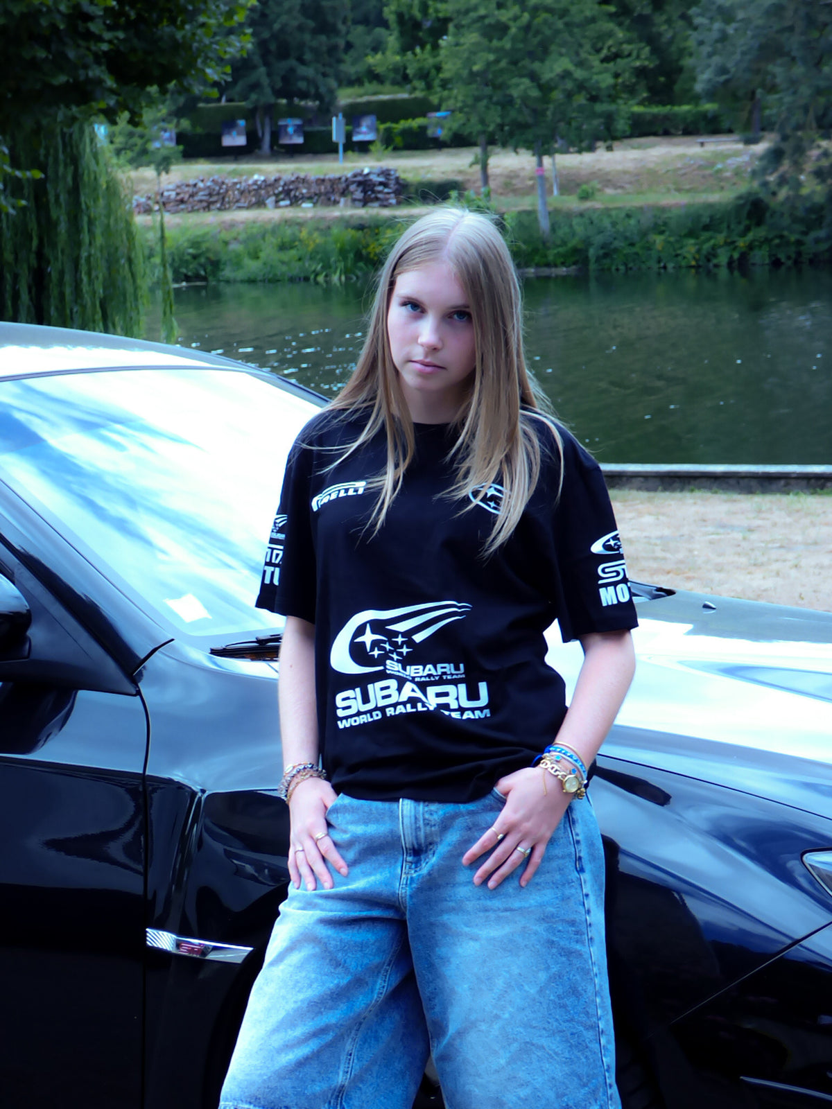 Black Subaru T-shirt